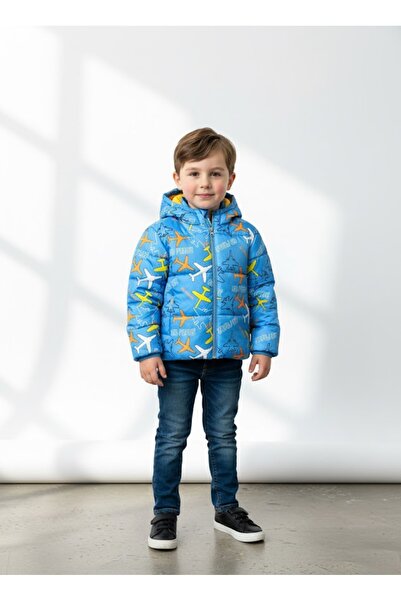 Stilera Character Patterned Plush Inflatable Coat 1-5 Years Old