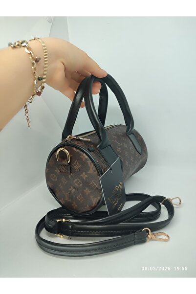 berismoda Women's Monogram Oval Style Modern Hand Shoulder Bag 16X22 cm