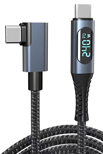 TechnoStation 240W T-LED USB C 4.0 8K Thunderbolt Hızlı Şarj ve Görüntü Aktar...