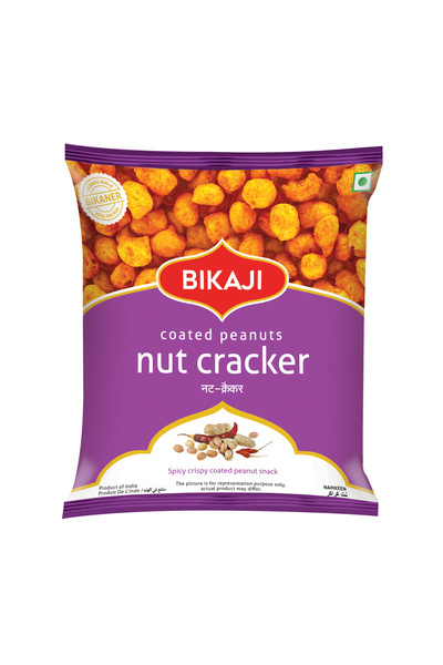 Bikaji Coated Peanuts Nut Cracker 40g | Healthy Whole Grain Oats
