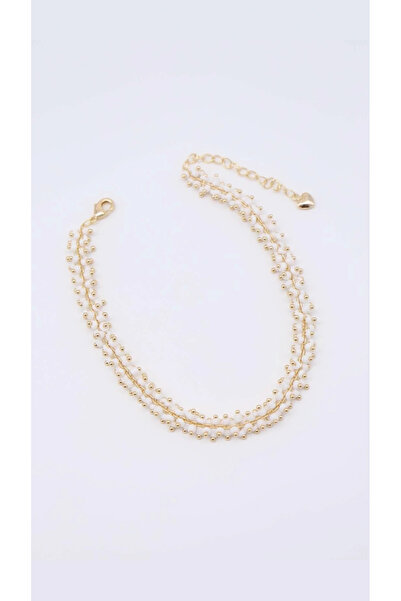 TR Shesra Beyaz Boncuk Halhal