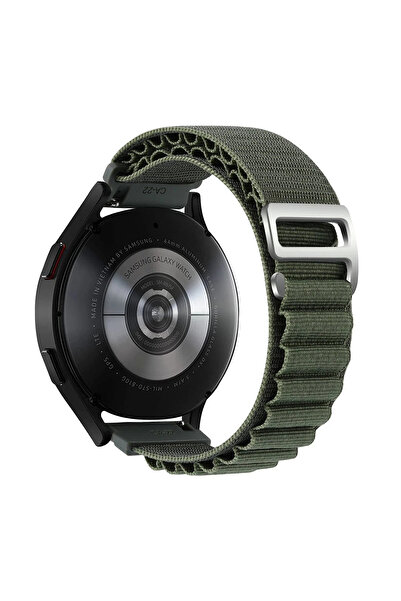 OZBAY TICARET Ozb Watch 22mm Kr410 Fabric Strap - Green 968654132