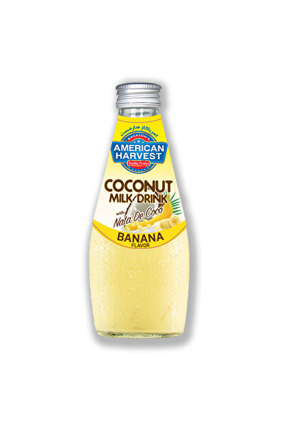 American Harvest Coconut Milk With Nata De Coco Banana 290ml