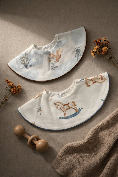 greenmoss Specially Designed Cute Figured 2-Piece Bib/Collar/Scarf Set