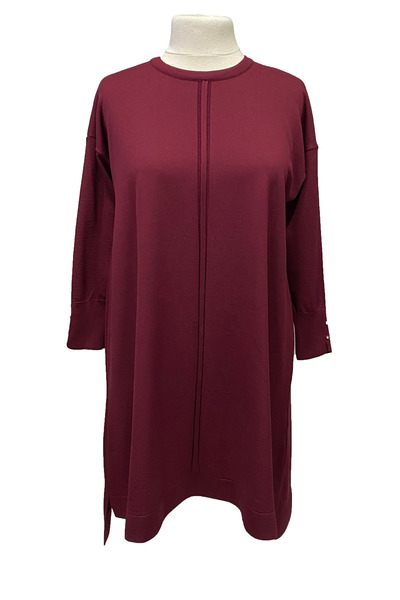 Giyinen Mağazaları Arzu Round Neck Asymmetrical Cut Cold Yarn Stylish Knitwea...