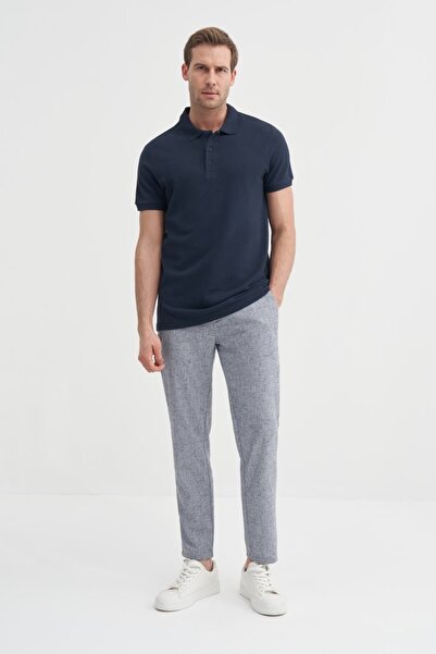 Cazador Men's Polo Neck Tshirt 46130 Navy Blue