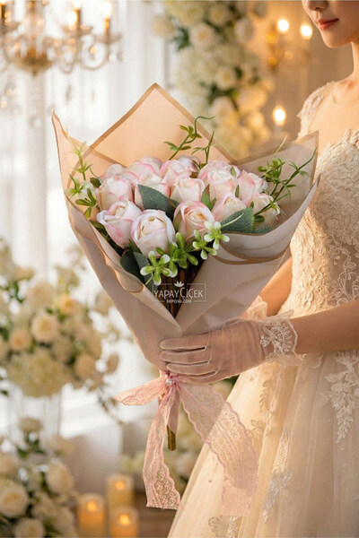 Yapay Çiçek Deposu Veštački prah, buket za sanjani specijalni dan