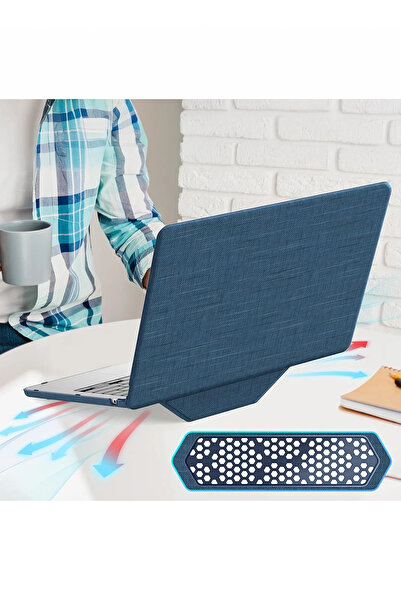 OZBAY TICARET Ozb MacBook Air 13.6 MacBook Fabric Cover - Navy Blue 968654132