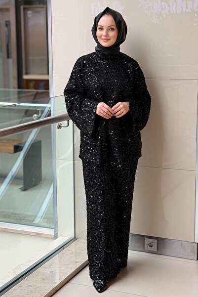 Ghisa Sequin Tunic Trouser Set