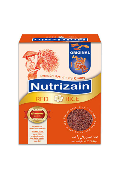 Nutrizain Red Rice 1 kg Box | Vacuum Packed for Longer Freshness