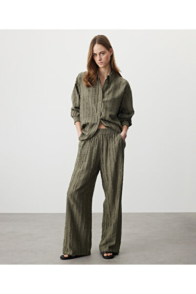 MISS IPEKYOL Dokulu elastik bel pantolon