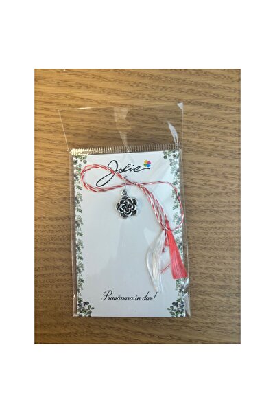 Flippy Традиционен Мартишор, Джоли, модел ROSE, с бяло/червен плетен шнур, 8,...