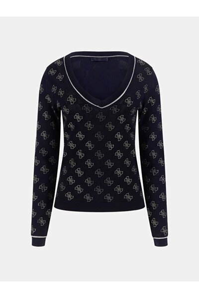 Guess ROSIE 4G VN LS SWTR Kadın Lacivert Kazak W5GR07Z3D60-G7P1