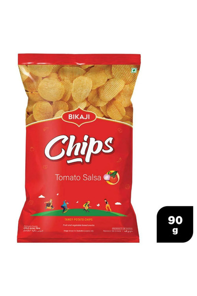 Bikaji Potato Chips Tomato Salsa 80g | Crispy Potato Chips