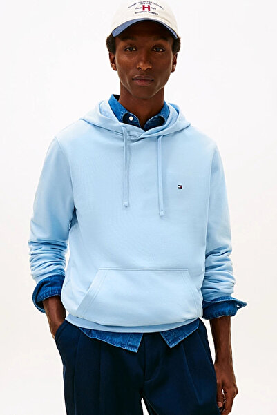 Tommy Hilfiger Men's Full-Fit Hooded Long Sleeve Sweatshirt with Kangaroo Poc...