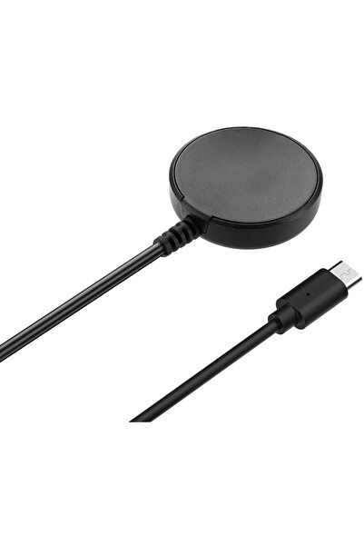 Techsuit Charger for Samsung Watch, Type-C, 2.5W, Metal Case - (TSC22) - Black