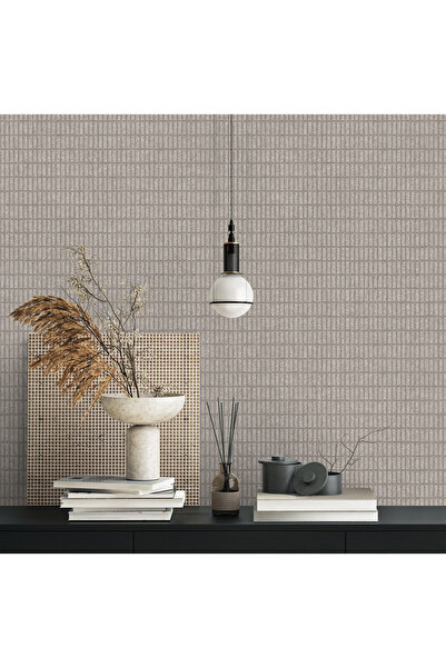 Adawall MUSE Koleksiyonu 25102-3 Kum Beji Dokulu Silinebilir Nonwoven Vinil D...