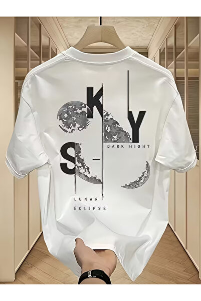 CLASSY.MODA Tricou din bumbac alb premium Sila Trend