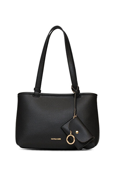 U.S. Polo Assn. Women's Shoulder Bag Black Us25550 – Casual Stylish Design, L...