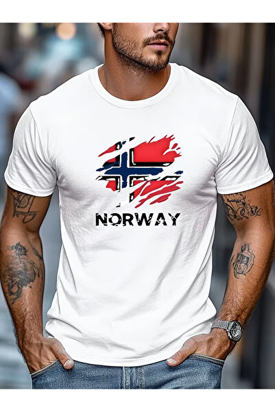 CLASSY.MODA Tricou din bumbac alb premium Sila Trend