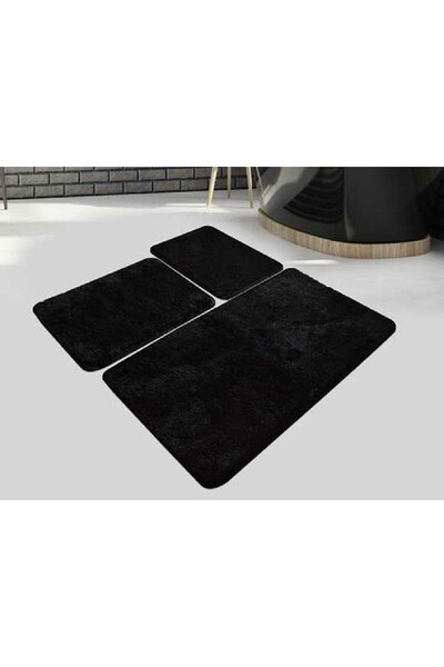 Talis Set of 3 Hawaii Bath Mats Black (Acrylic)