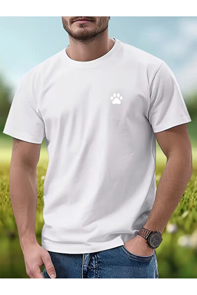 CLASSY.MODA Tricou din bumbac alb premium Sila Trend