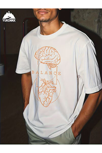 CLASSY.MODA Tricou din bumbac alb premium Sila Trend