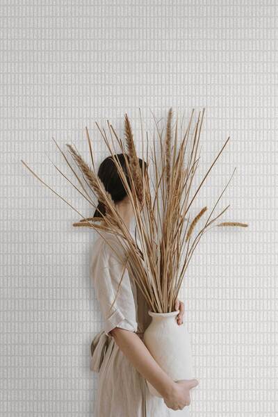 Adawall MUSE Koleksiyonu 25102-1 Beyaz Dokulu Silinebilir Nonwoven Vinil Duva...