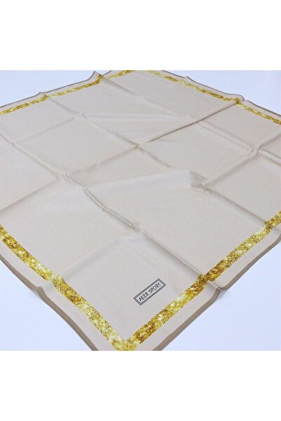 Aker Sport Tivil Eşarp IST 7217797-931 Krem Düz Desen