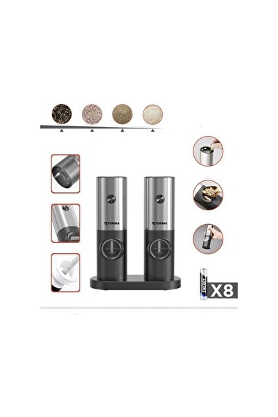 ÖZDOĞU TİCARET Elektirikli Işıklı Baharat Öğütücü kymq-16-bs