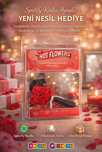 Doğan Oyuncak Dünyası Hot Flowers Aynalı Çiçek Kırmızı - Hediyelik Hotflowers...