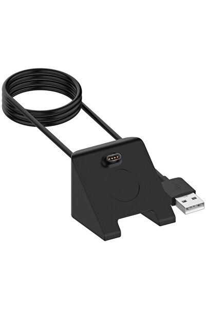 Techsuit Charger for Garmin Watch, USB, 5W, 1m - Black