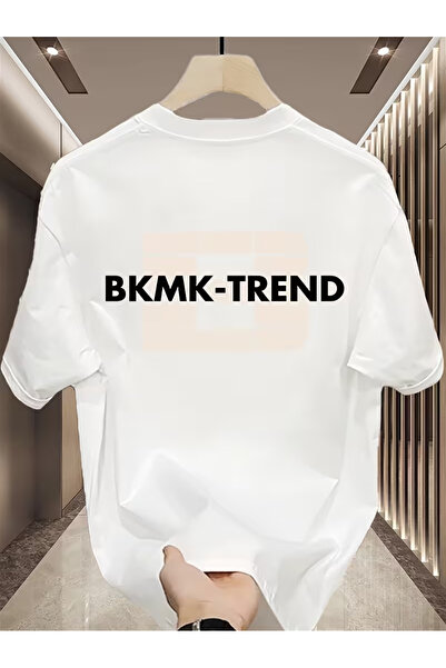 CLASSY.MODA تي شيرت سيلا تريند من القطن الأبيض الفاخر