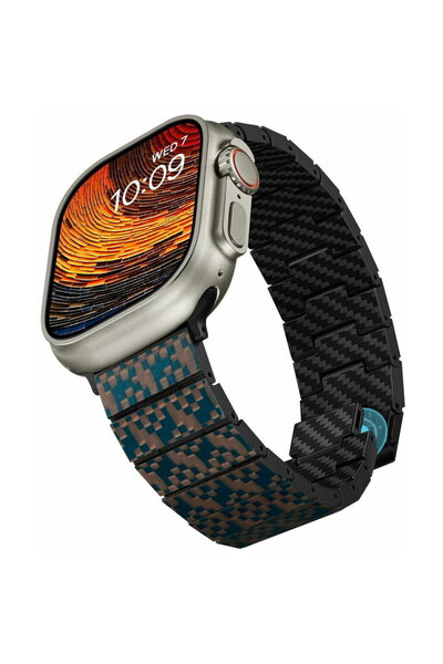 PITAKA Dreamland ChromaCarbon Strap for Apple Watch Series 1 - 9 / SE / Ultra