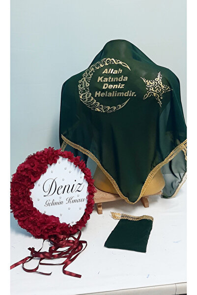 Kınamalzemecim İsimli Damat şali, isimli Damat kina örtüsü, Damat Şalı,gelint...