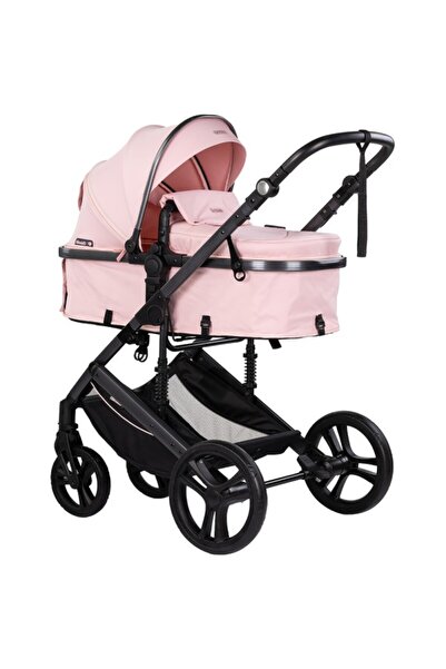 Chipolino Amore 2 in 1 newborn stroller powder pink, pram + sports, 0–22 kg