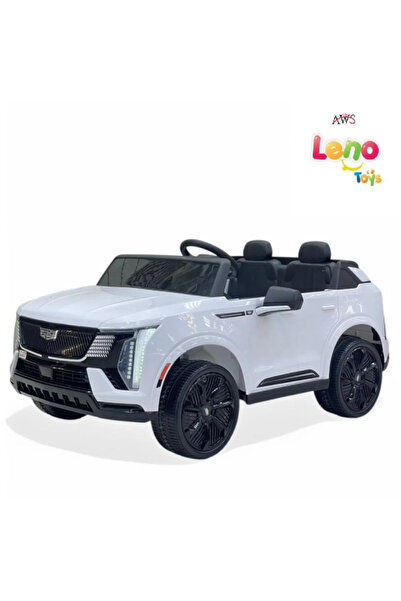 Leno 12V Ride-On Cadillac Electric Car, White – HL688