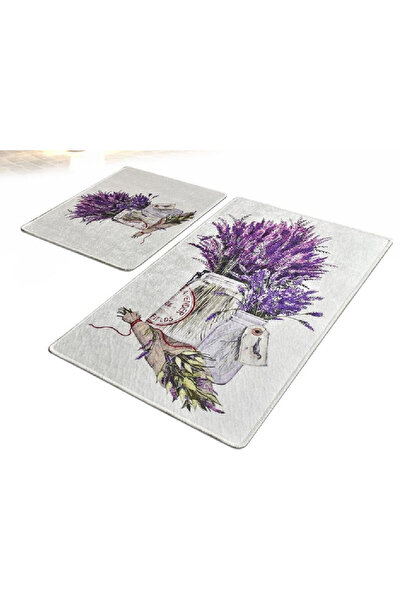 Talis Set of 2 Purple Bath Mats