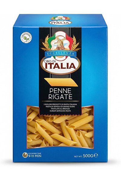 Cibo Di Italia معكرونة بيني ريغاتي 500 جرام |   معكرونة من القمح الصلب الممتاز