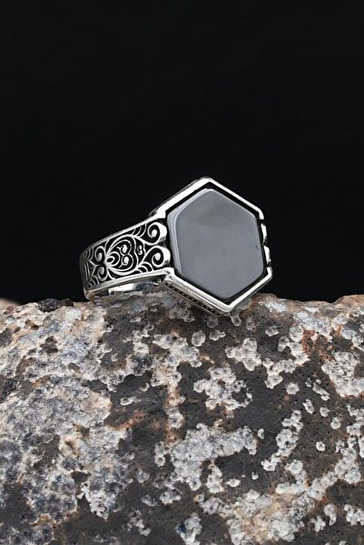 Prestige Oniks Taşlı 925 Ayar Gümüş Yüzük 902538