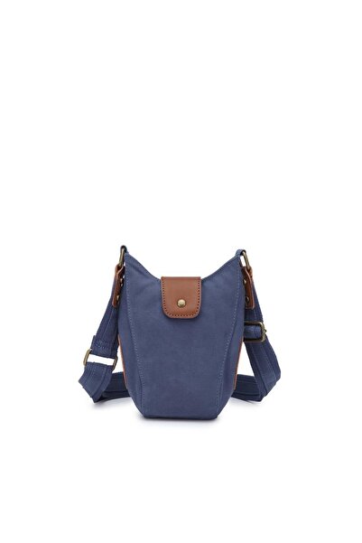 SMART BAGS Kanvas Kumaş Mini Boy Postacı Kadın Çantası 1334