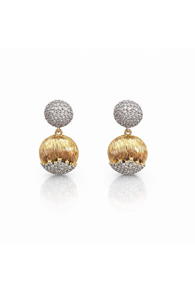 neslyaccessories Bicolor shine sphere earrings