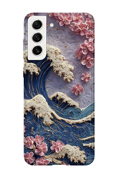 lelia حافظة هاتف شفافة مطبوعة متوافقة مع هاتف سامسونج جالاكسي S22 بلس |   مجم...