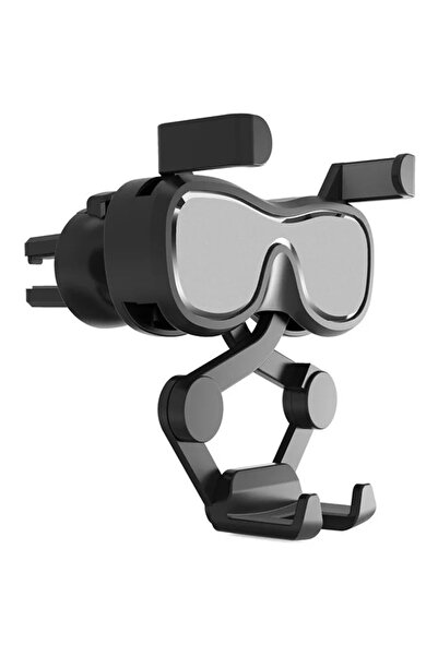 Hurtel Gravity smartphone car holder for air vent with air freshener silver (...