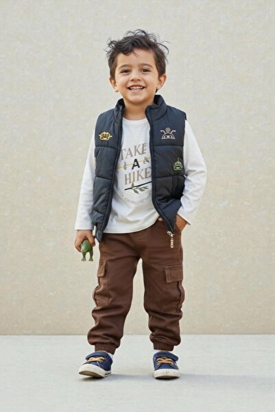 Bebüş Boy's Micro Vest 3-Piece Set