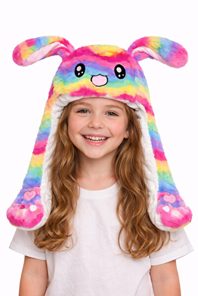 Selvira Patiye Pressure Ears Shield Plush Animal Hat |   Children's Winter Co...