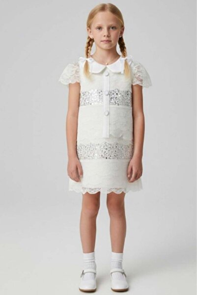 Alesaei-mondo tondo (طقم سهرة بناتي بيج فاخر (قطعتين) S01289)