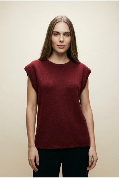 Shophia Sleeveless Summer Women's Knitwear Blouse