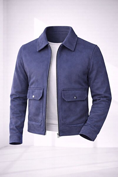 LUMAST Comfort Casual Suede Jacket with Pockets