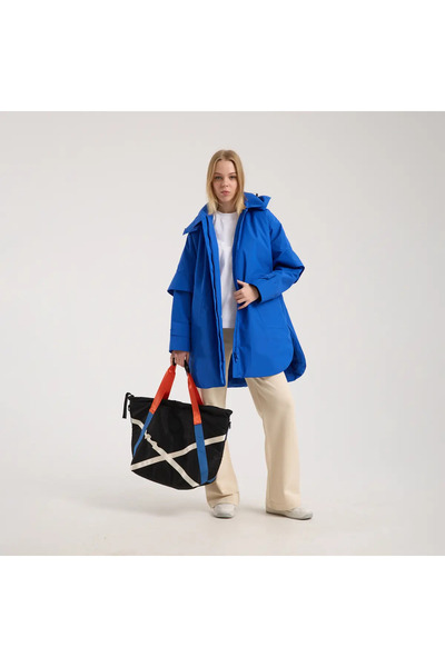SAVE THE DUCK Kadın Mont Mavi - Brigitte